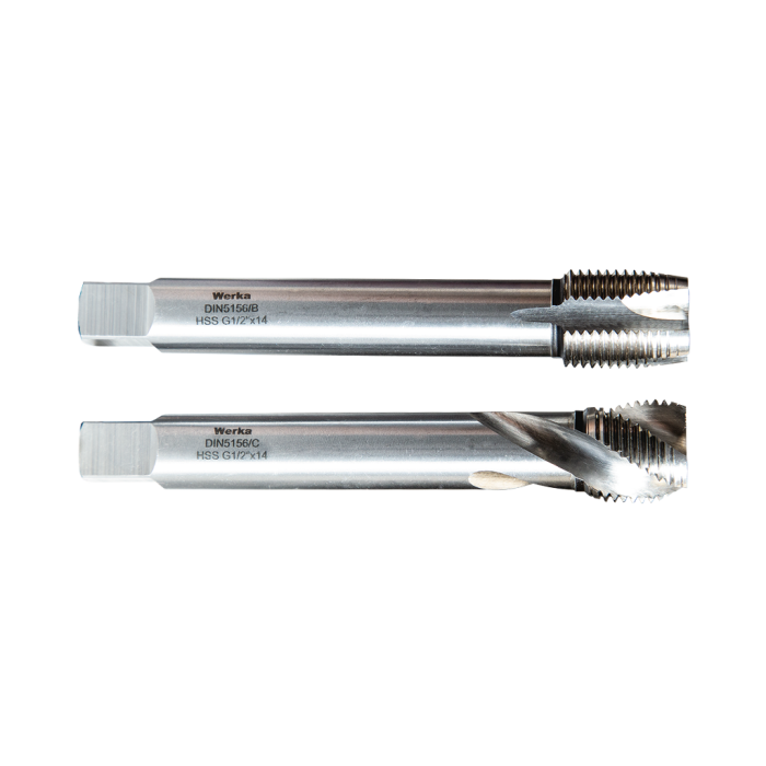 Werka DIN5156/B - Gaz Diş - HSS Düz Makine Kılavuzu (Ölçü Seçeneklerine Bakınız)