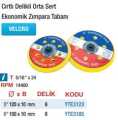 Yama Pads Cırtlı Delikli Ekonomik Zımpara Tabanları  (Ölçü Seçeneklerine Bakınız)