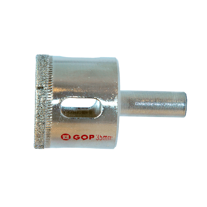 Gerlinger Cam Delmek İçin Elmas Panç Testereler (Ölçü Seçeneklerine Bakınız)