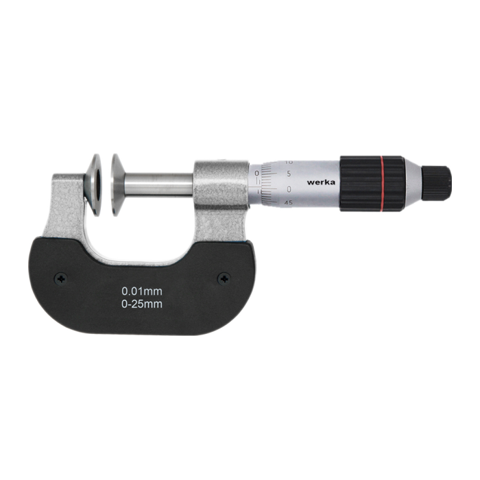 Werka Disk Uçlu Mikrometreler (Ölçü Seçeneklerine Bakınız)