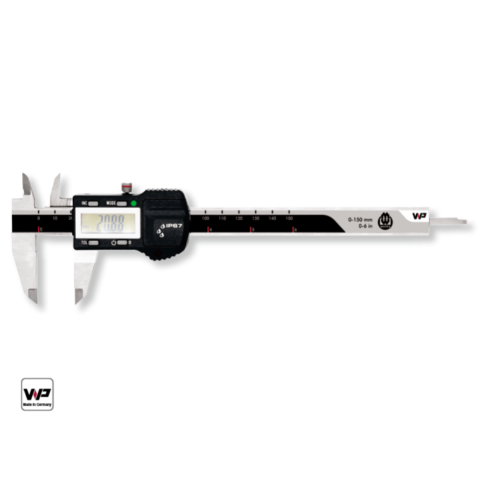 Werka WPro IP67 Tolerans Ayarlı </br> Su Geçirmez Dijital Kumpas 0.01mm (Ölçü Seçeneklerine Bakınız)
