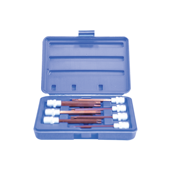 NT Tools NCSETEU38T 7Prç S2 Torx 3/8inçEks.UzunCR-V LokmaSeti