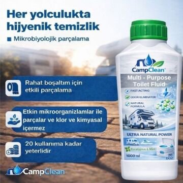 Camp Clean Tuvalet Atık Parçalayıcı 1L