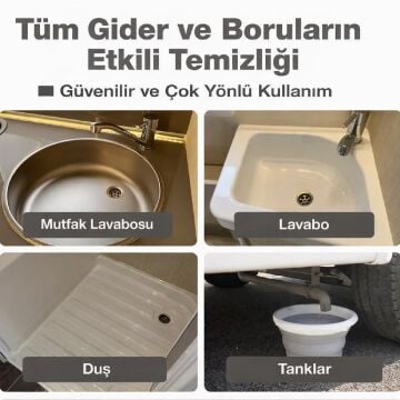 Camp Clean Gri Tank Temizleyici ve Koku Gideri 1L