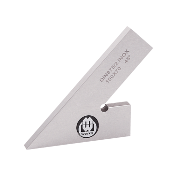 Werka 45° Düz Gönye (Ölçü Seçeneklerine Bakınız) 150x100mm