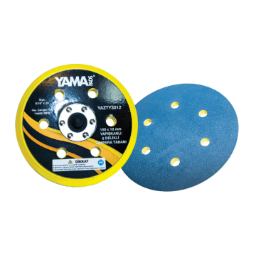 Yama Pads YTY3012 6.0'' 150x10 mm. 6 Delikli Yapışkanlı Zımpara Tabanı