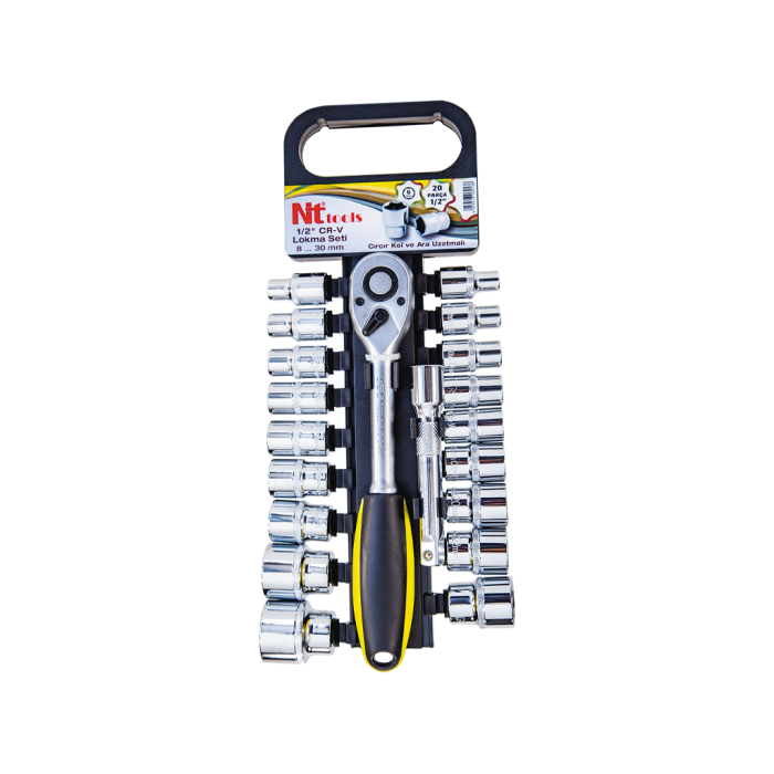NT Tools NT Tools NCSET71 17 Parça 1/2'' Altı Köşe CR-V Lokma Seti En Ucuz Fiyatları ve Özellikleri
