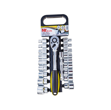 NT Tools  NCSET71 17 Parça 1/2'' Altı Köşe CR-V Lokma Seti