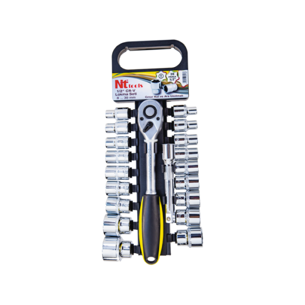 NT Tools NCSET71 17 Parça 1/2'' Lokma Seti