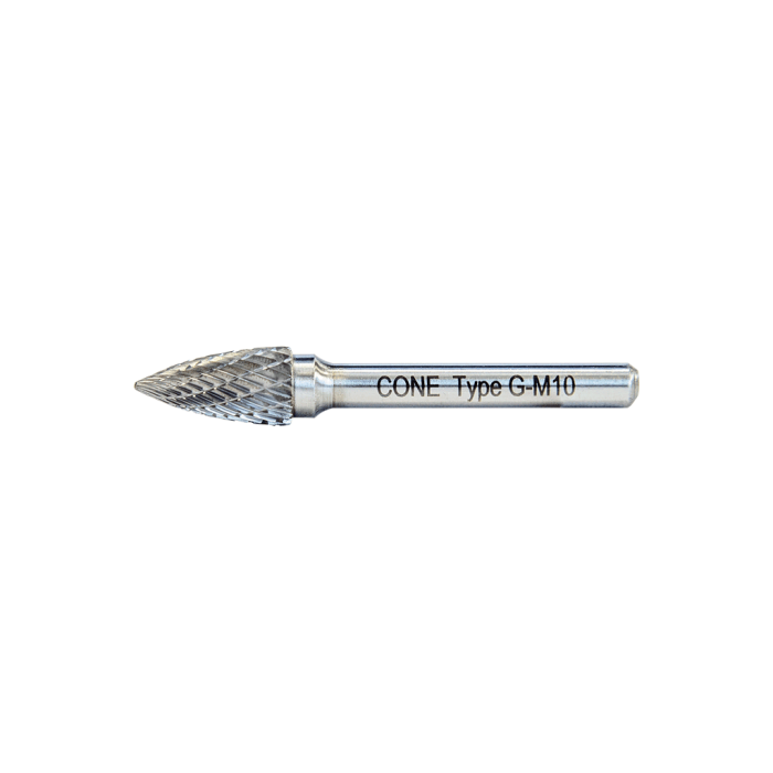Cone G Tipi Sivri Kavisli - Karbür Kalıpçı Frezeleri (Ölçü Seçeneklerine Bakınız)