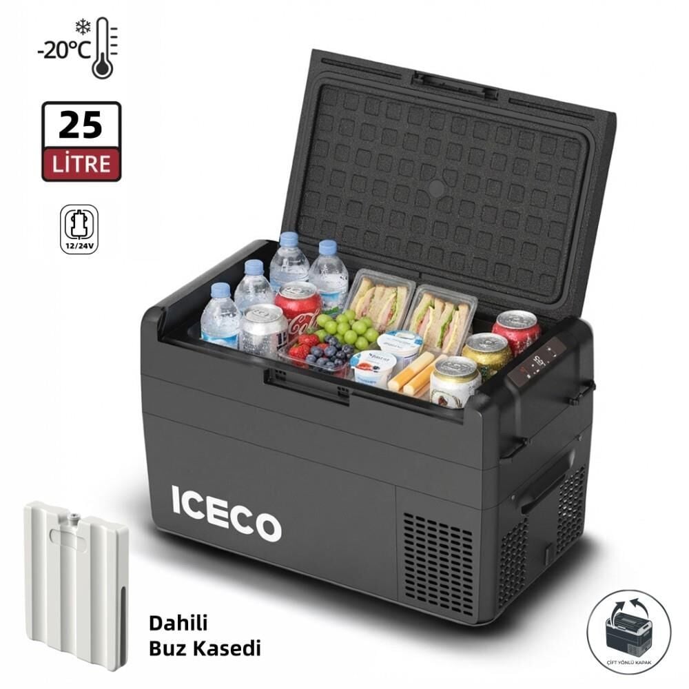 Iceco ICECO 12/24Volt 25 Litre Kompresörlü Oto Buzdolabı En Ucuz Fiyatları ve Özellikleri