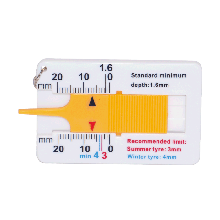 DWMeasuring DW1KMLST Lastik Dişi Derinlik Kumpası-Plastik Gövdeli
