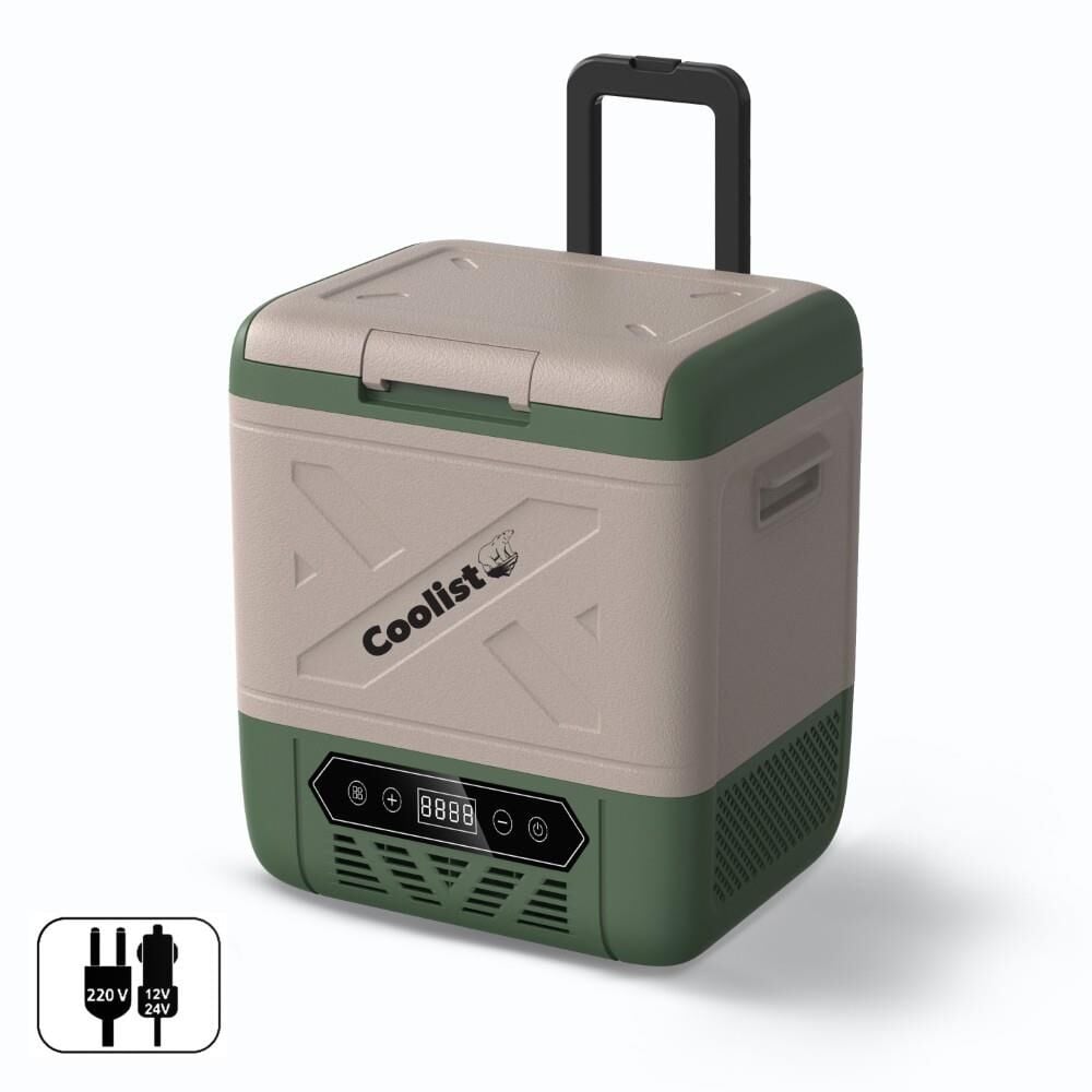 Coolist CLK18W 12/24Volt/ 220Volt 18 Litre Kompresörlü Tekerlekli Outdoor Oto Buzdolabı