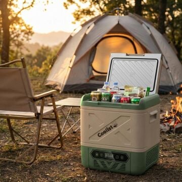 Coolist CLK18W 12/24Volt/ 220Volt 18 Litre Kompresörlü Tekerlekli Outdoor Oto Buzdolabı