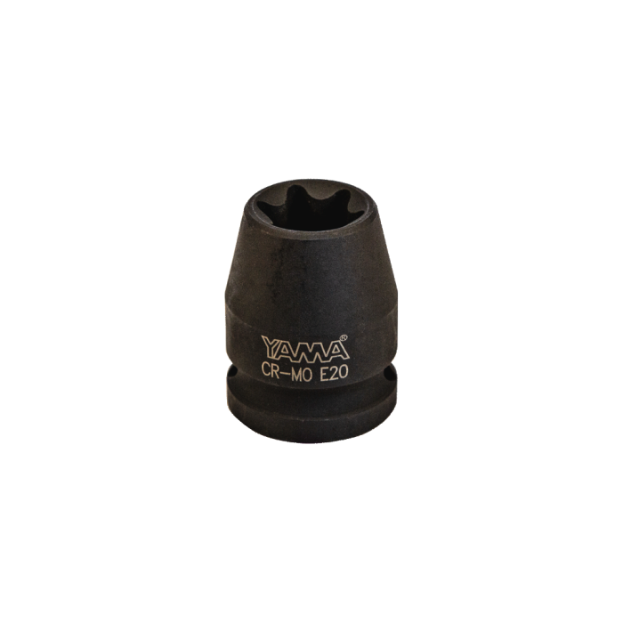 Yama 1/2'' E Tipi Torx Havalı Lokmalar (Ölçü Seçeneklerine Bakınız) E18