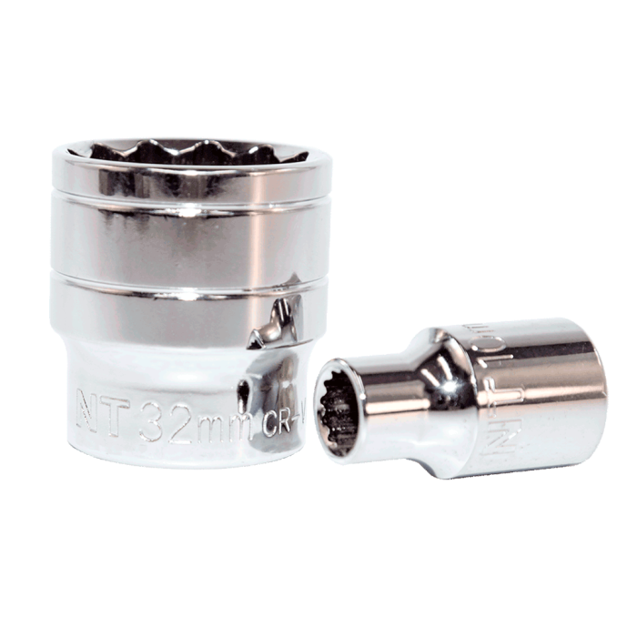 NT Tools 1/2'' On iki Köşe Lokmalar  (Ölçü Seçeneklerine Bakınız)