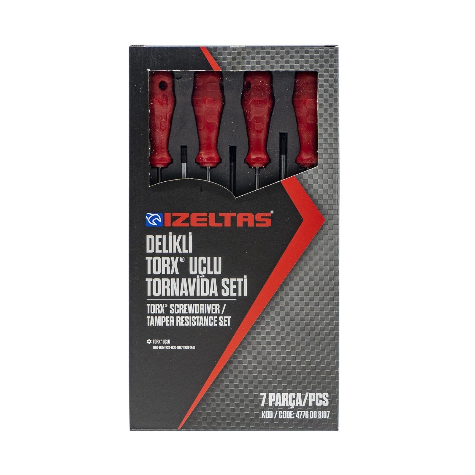 İzeltaş İzeltaş 4776008107 Delikli Torx Uçlu Tornavida Seti 7 Parça En Ucuz Fiyatları ve Özellikleri