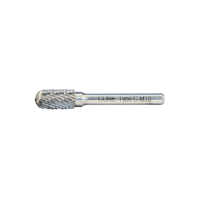 Cone C Tipi Silindirik Oval Başlı - Karbür Kalıpçı Frezeleri (Ölçü Seçeneklerine Bakınız) 8mm