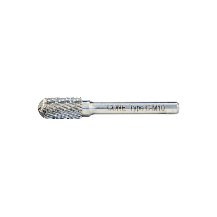 Cone C Tipi Silindirik Oval Başlı - Karbür Kalıpçı Frezeleri (Ölçü Seçeneklerine Bakınız) 16mm