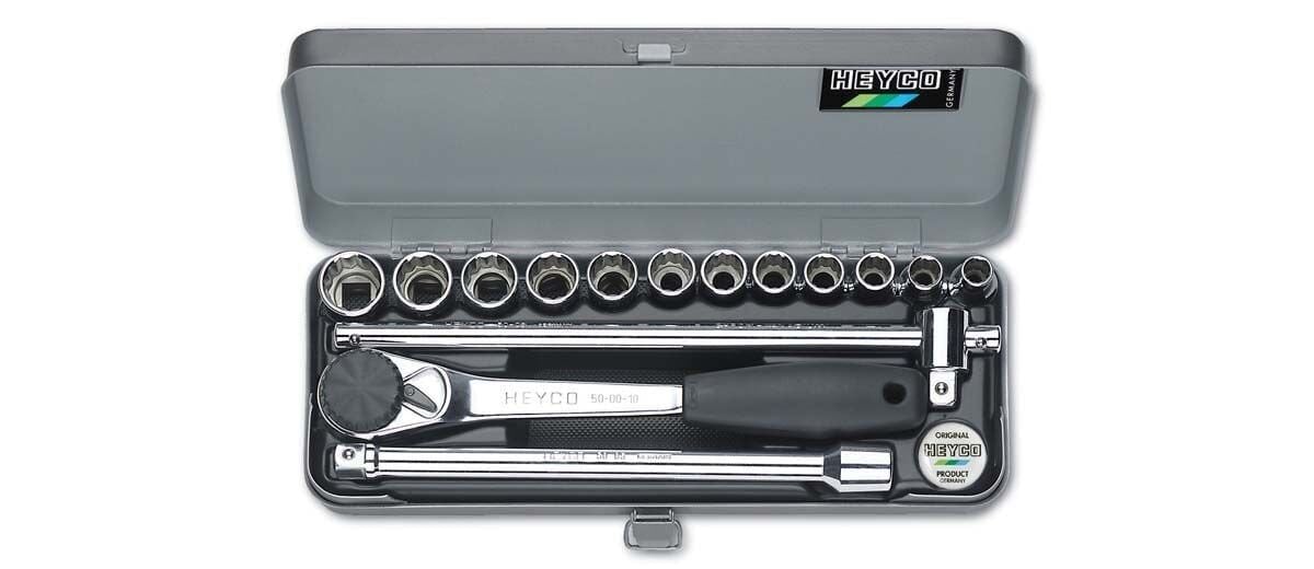 Heyco 1/2 12 Köşe 15 Parça Lokma Anahtar Takımı