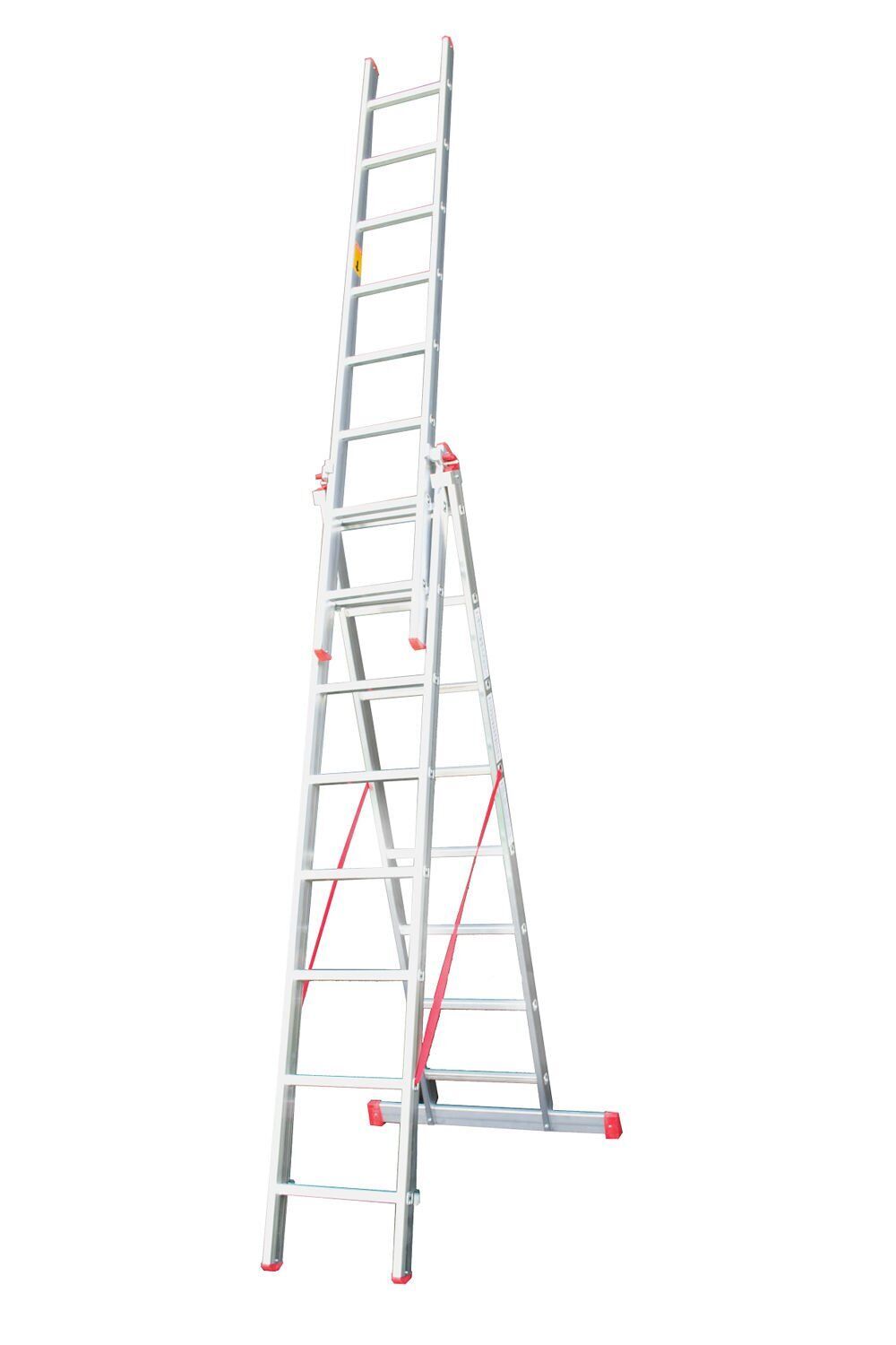 Cömert 3 Parçalı Sürgülü A Tipi Merdiven 3X2=6 MT SAT TİPİ