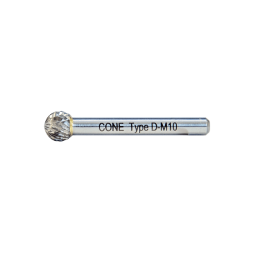 Cone D Tipi Yuvarlak - Misket Başlı - Karbür Kalıpçı Frezeleri (Ölçü Seçeneklerine Bakınız)