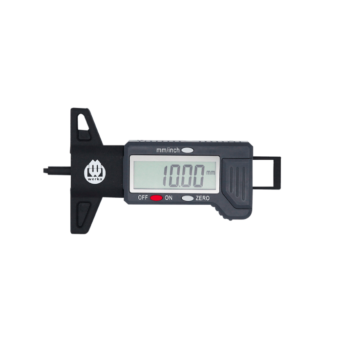 Werka W211-8937 Dijital Lastik Derinlik Kumpası 25x0.01mm