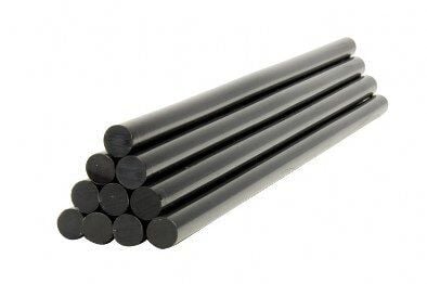 Tayrex Silikon Mum Çubuğu, Siyah, 11.2mm