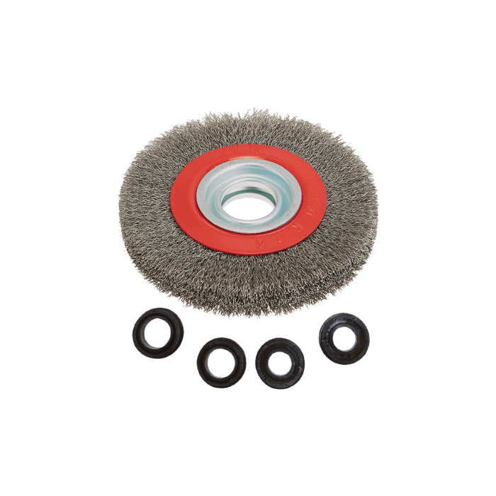 Tower Gri Saçaklı Daire Tel Fırçalar (Ölçü Seçeneklerine Bakınız) 200mm