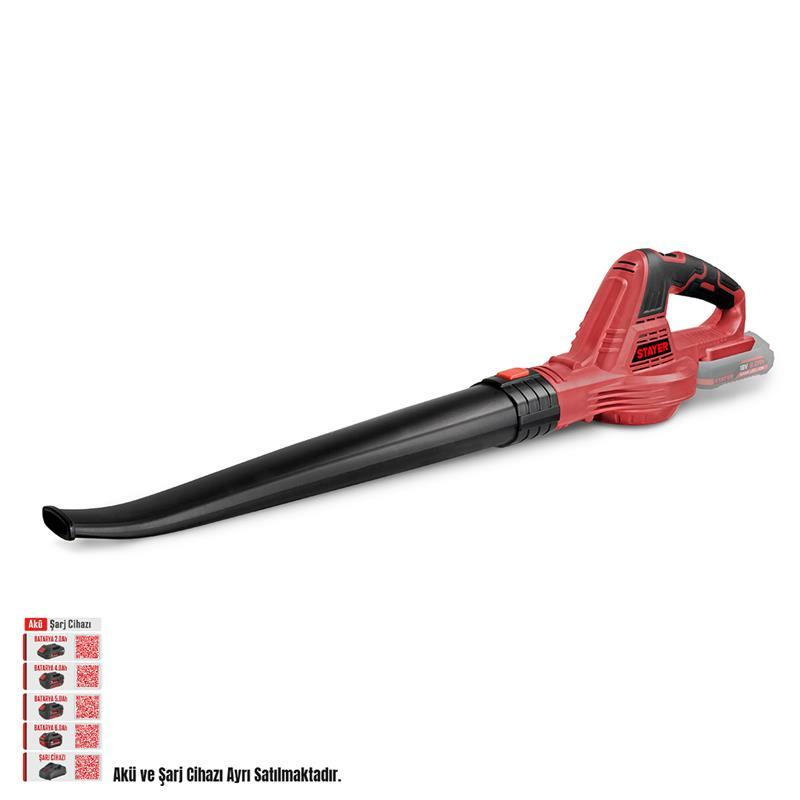Stayer VENTOL20 Akülü Yaprak Üfleme Makinası Li-ion 18V (Aküsüz Solo Makina)
