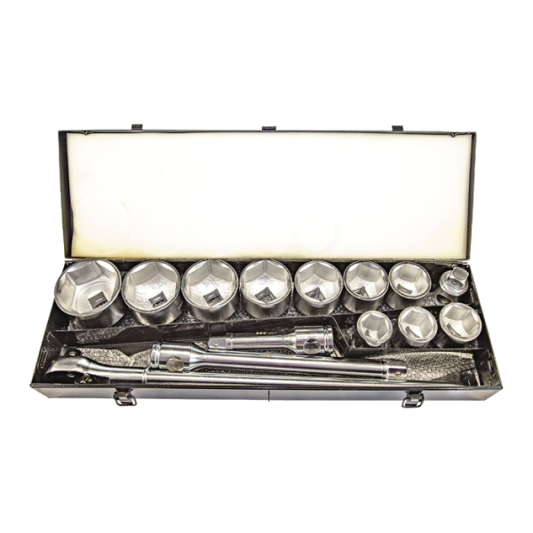 NT Tools NCSET1 16 Parça 1'' Altı Köşe CR-V Lokma Seti