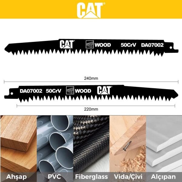 CAT DA07002 228mm 2 Parça Ahşap Tilki Kuyruğu Ucu
