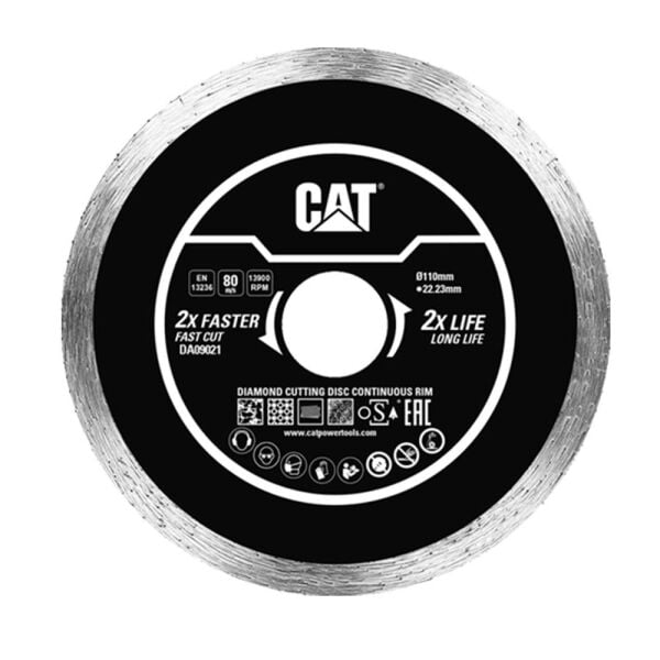 CAT DA09021 110mm Fayans Seramik Elmas Kesme Diski