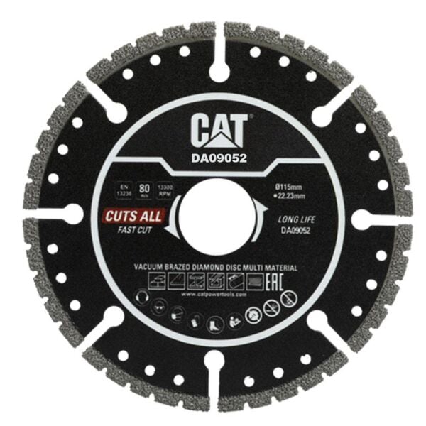 CAT DA09052 115mm Çok Amaçlı Elmas Kesme Diski