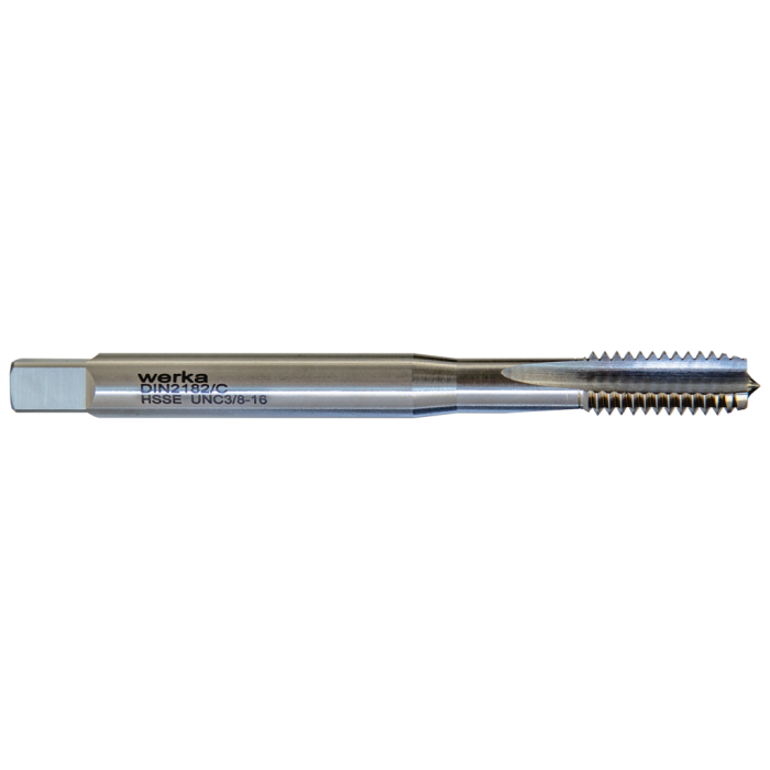 Werka DIN2182/C HSS-E Düz Makine Kılavuzları (Kalın Şaft)(Ölçü Seçeneklerine Bakınız)