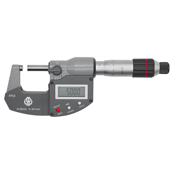 Werka IP65 Dijital Dış Çap Mikrometresi(Ölçü Seçeneklerine Bakınız)