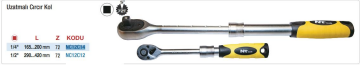 NT Tools 72 Dişli Uzatmalı Cırcır Kollar (Ölçü Seçeneklerine Bakınız)