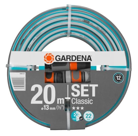 Gardena 18004-20 Classic Hortum 13mm (1/2'') 20m, sistem parçaları ile