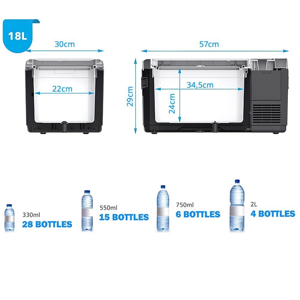Acopower V18 220Volt 18LT Kompresörlü Outdoor Oto Buzdolabı