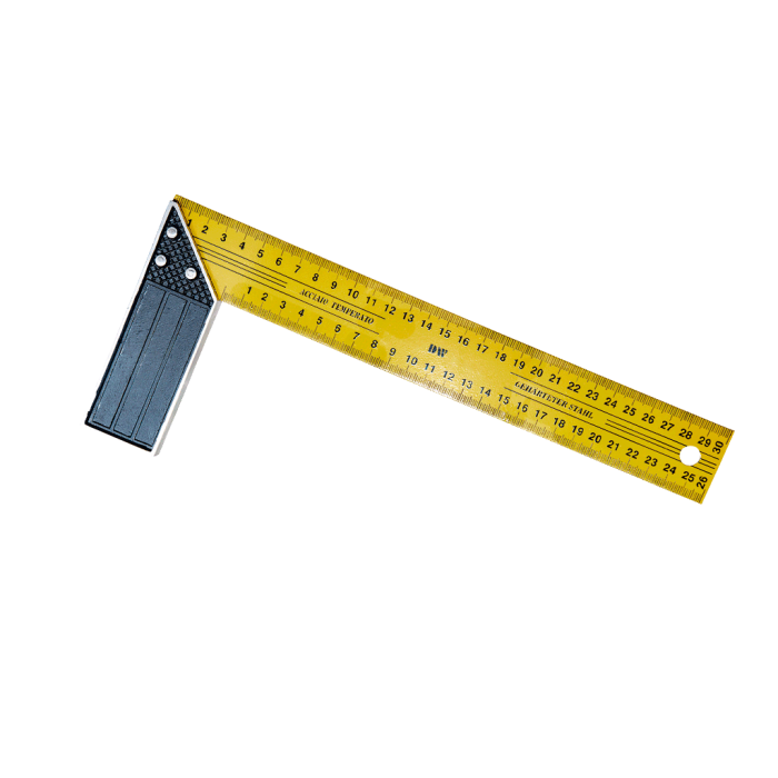 DW Measuring Sarı Marangoz Gönyeleri (Ölçü Seçeneklerine Bakınız)