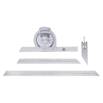 Werka W242-0504 Büyüteçli Üniversal Açı Ölçer 360°x5'