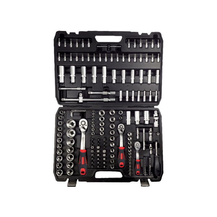 NT Tools NCSET173 173 Parça 1/2'' 3/8'' 1/4'' Cr-V Lokma Seti