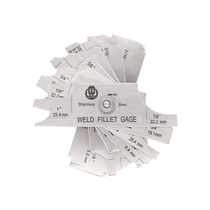 Werka W269-025 3.2-25.4mm Kavis Kaynak Ölçer