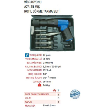 Emax Vibrasyonu Azaltılmış Rotil Sökme Takma Seti