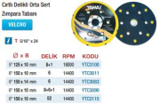 Yama Pads Cırtlı Delikli Zımpara Tabanları(Ölçü Seçeneklerine Bakınız)