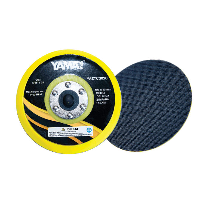 Yama Pads Cırtlı Deliksiz Zımpara Tabanları (Ölçü Seçeneklerine Bakınız) 90 x 12mm