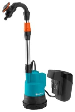Gardena 14602-20 Akülü Yağmur Suyu Deposu Pompası 2000/2 18V P4A Kullanıma Hazır Set