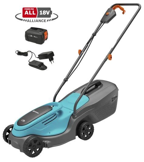 Gardena 14630-20 Akülü Çim Biçme Makinesi PowerMax 30/18V P4A Set