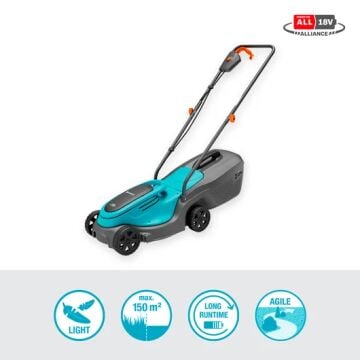 Gardena 14630-20 Akülü Çim Biçme Makinesi PowerMax 30/18V P4A Set