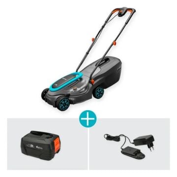 Gardena 14632-20 Akülü Çim Biçme Makinesi PowerMax 32/18V P4A Set